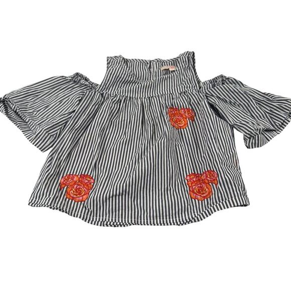 GB Girls Toddler Girl 5T Striped Blouse 100% Cotton - Picture 1 of 6